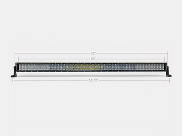 52" CURVED 5D Dual Row 5D Optic OSRAM LED Bar BY CALI RAISED LED