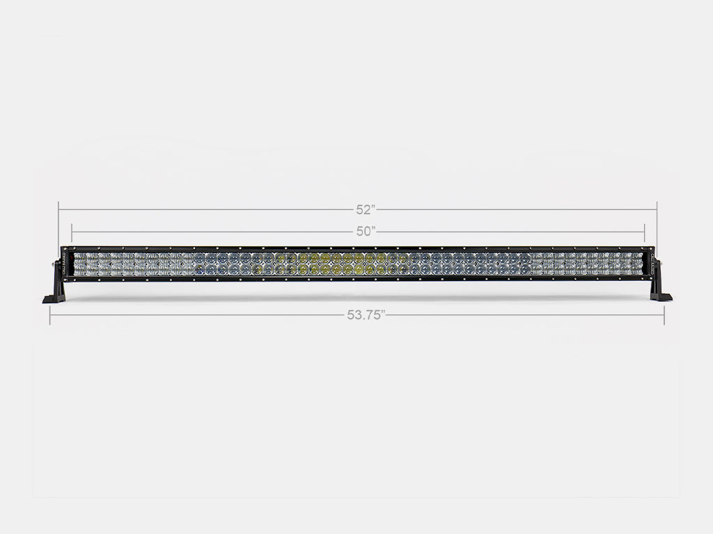 52" Dual Row 5D Optic OSRAM LED Bar BY CALI RAISED LED