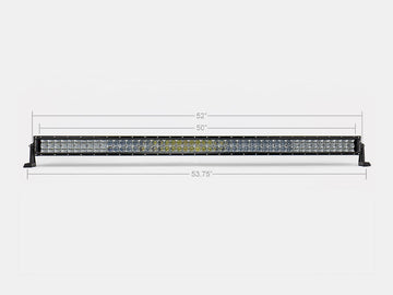 52" Dual Row 5D Optic OSRAM LED Bar BY CALI RAISED LED