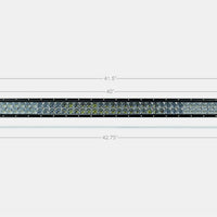 42" Dual Row 5D Optic OSRAM LED Bar BY CALI RAISED LED