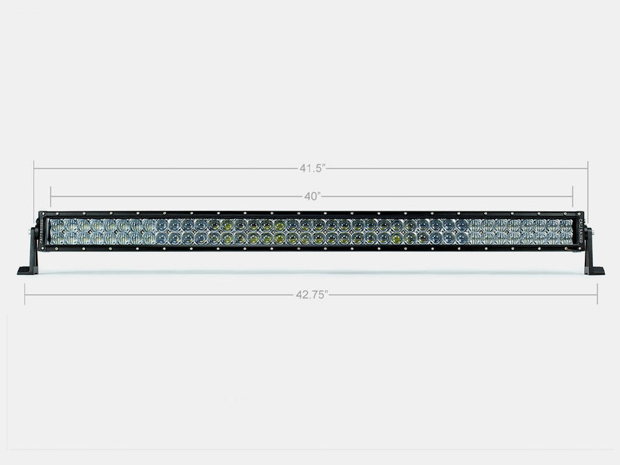 42" Dual Row 5D Optic OSRAM LED Bar BY CALI RAISED LED