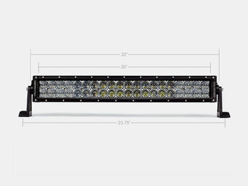 22" Dual Row 5D Optic OSRAM LED Bar BY CALI RAISED LED