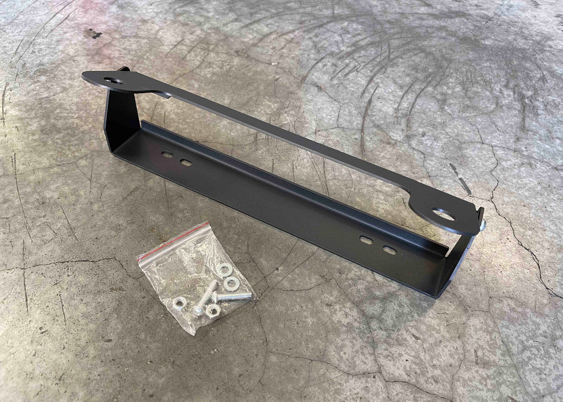 Flip Up License Plate Holder - Hawse Fairlead by Backwoods Adventure Mods