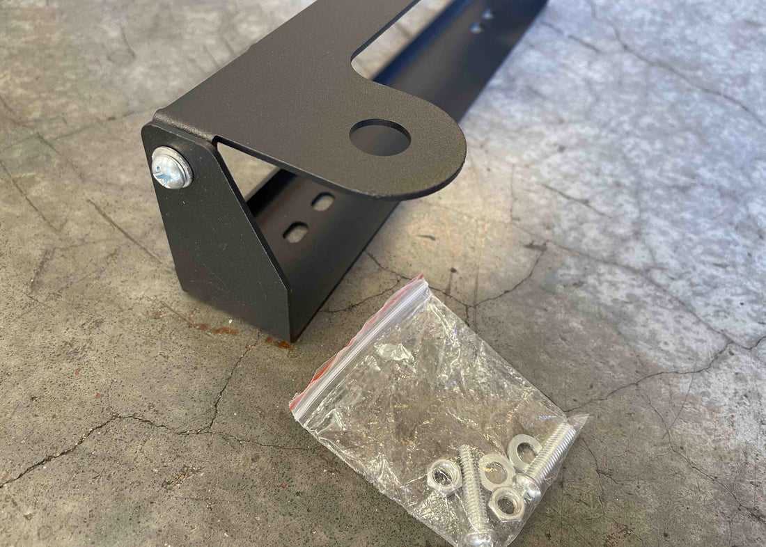Flip Up License Plate Holder - Hawse Fairlead by Backwoods Adventure Mods