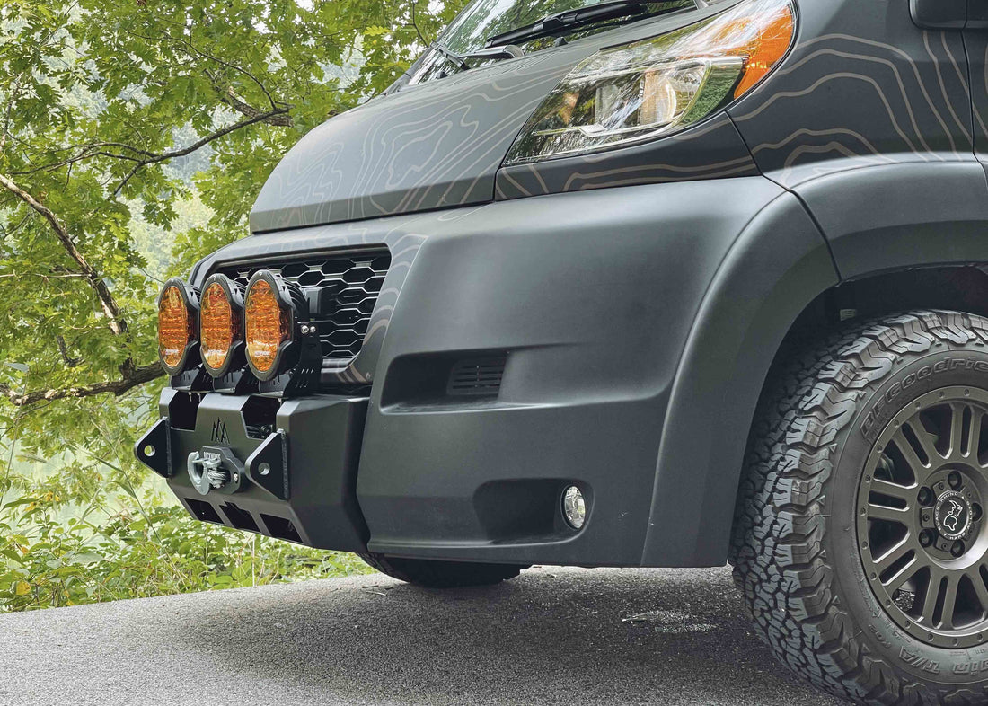 Ram Promaster (2013+) Scout Front Bumper by Backwoods Adventure Mods