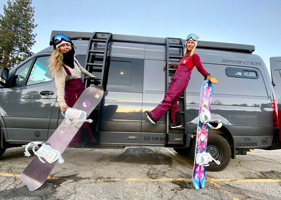 Mercedes Sprinter (2014+) SLIM/XL - Ladder by Backwoods Adventure Mods