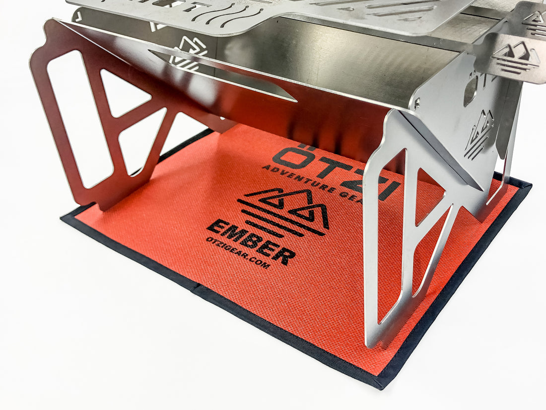 Ember Fire Mat with Ember Grill