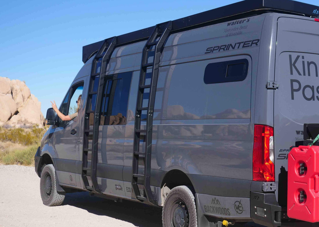 Mercedes Sprinter (2014+) SLIM/XL - Ladder by Backwoods Adventure Mods