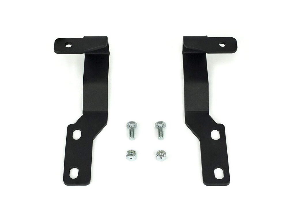 2005-2015 TOYOTA TACOMA LOW PROFILE LED DITCH LIGHT BRACKETS KIT BY CALI RAISED LED