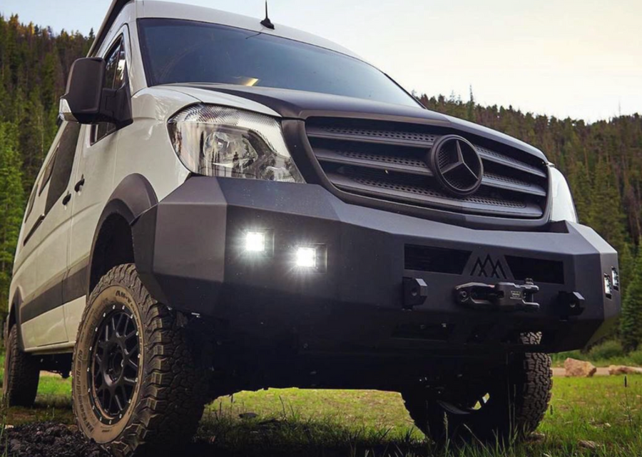 Mercedes Sprinter (2014-2018) Front Bumper Without Bull Bar by Backwoods Adventure Mods