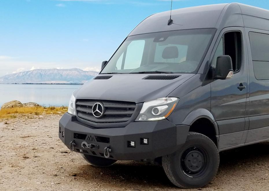 Mercedes Sprinter (2014-2018) Front Bumper Without Bull Bar by Backwoods Adventure Mods