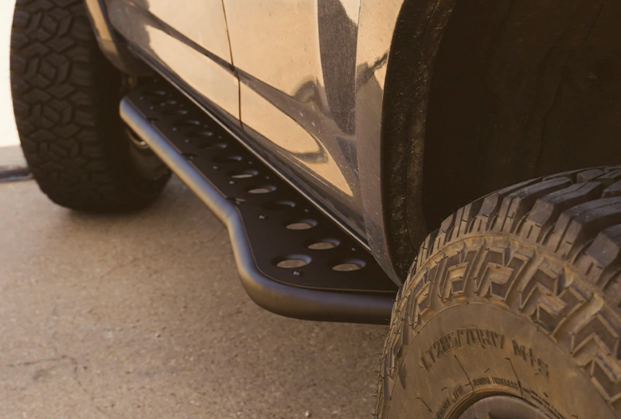 2003-2009 TOYOTA 4RUNNER STEP EDITION BOLT ON ROCK SLIDERS BY CALI RAISED LED