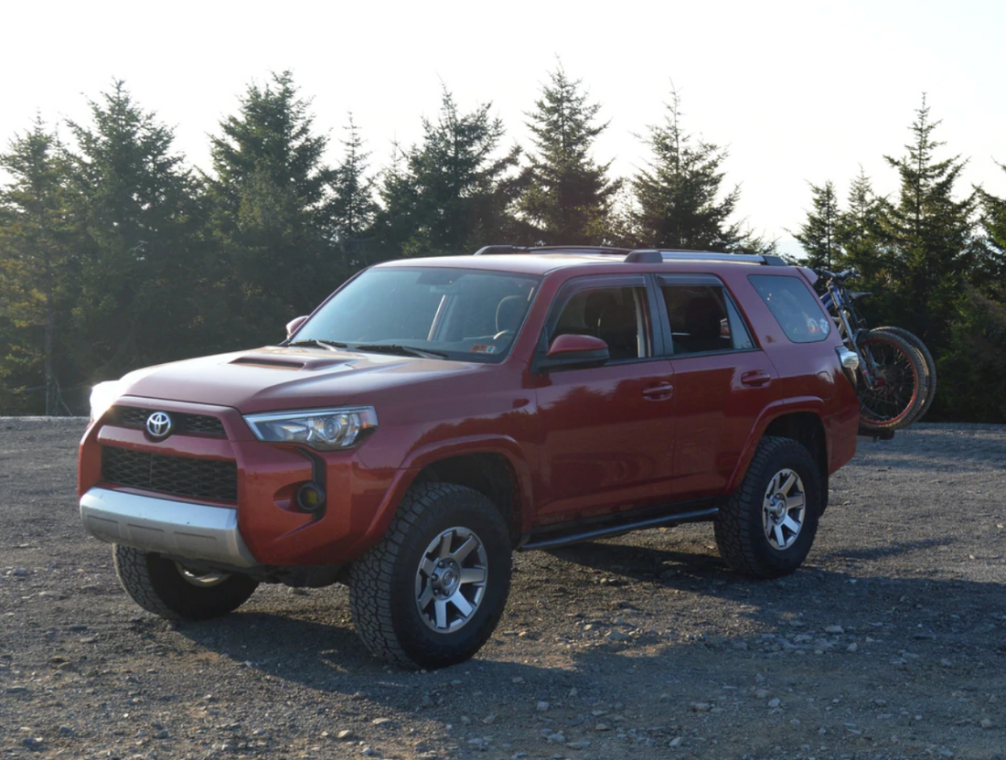 2010-2023 TOYOTA 4RUNNER STEP EDITION BOLT ON ROCK SLIDERS BY CALI RAISED LED