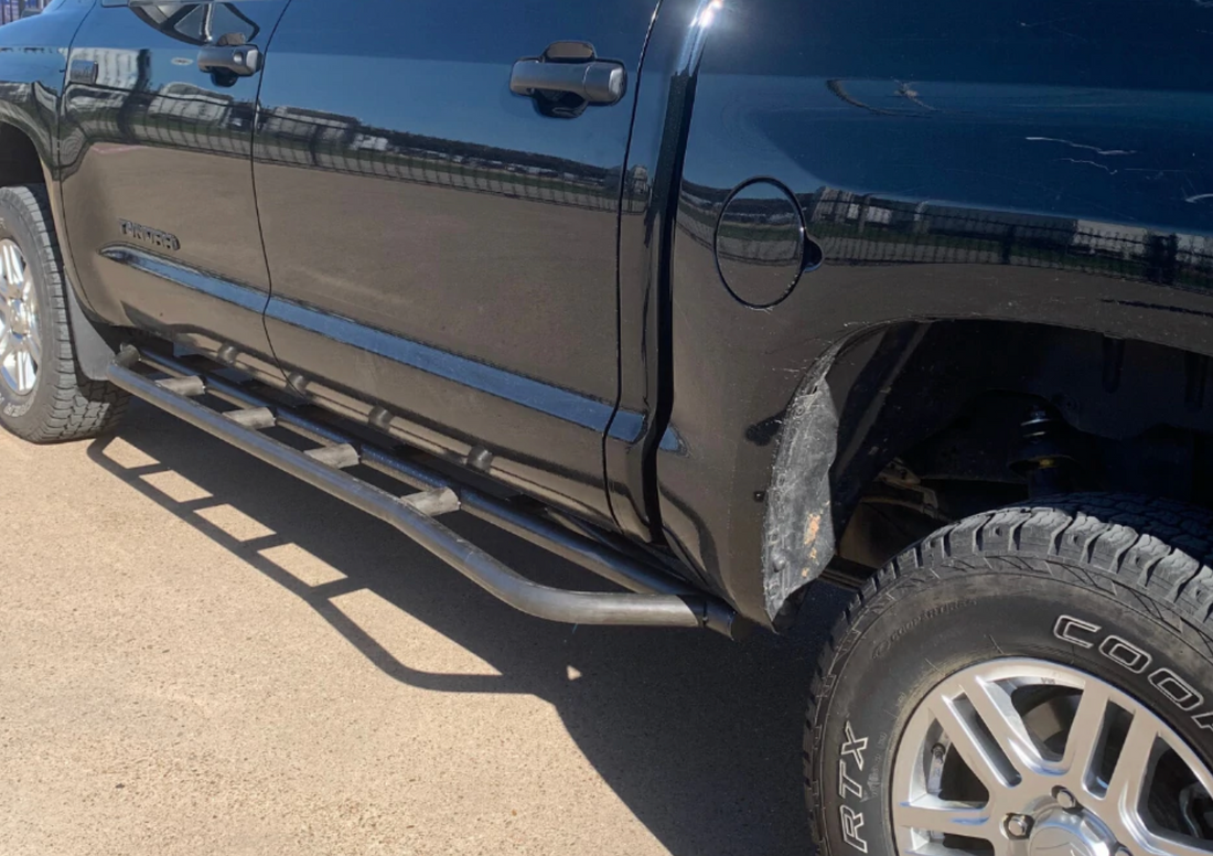 2014-2021 TOYOTA TUNDRA STEP EDITION ROCK SLIDERS BY CALI RAISED LED