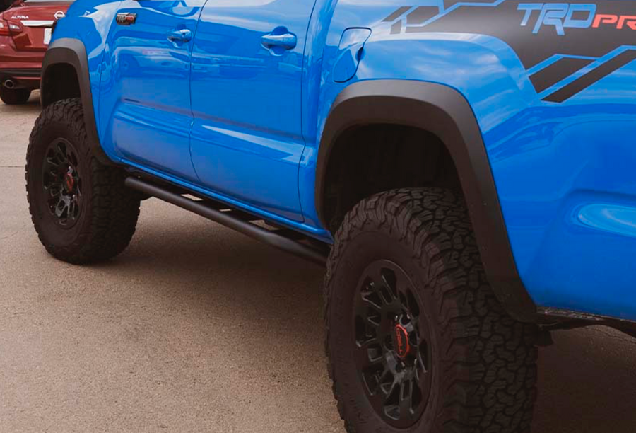 2005-2023 TOYOTA TACOMA TRAIL EDITION ROCK SLIDERS BY CALI RAISED LED