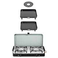 2 Cook 3 Pro Deluxe/ Portable 3 Piece/ Gas Barbeque/ Camp Cooker - By CADAC