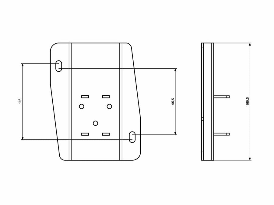 Universal Awning Brackets - by Front Runner