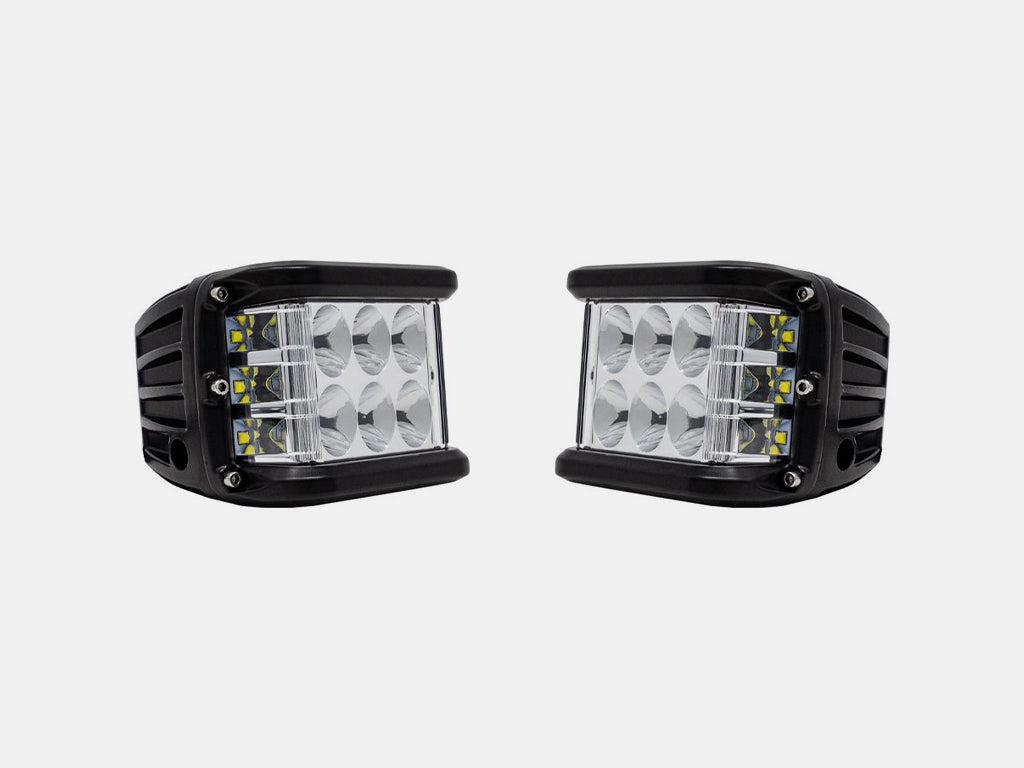 Side Projecting LED Pods *SOLD AS PAIR* BY CALI RAISED LED
