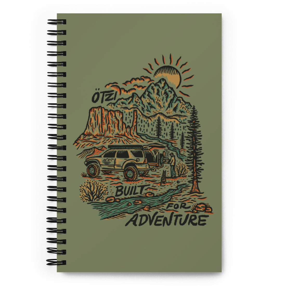 Rayco Design x Otzi Gear - Overland Adventure Spiral notebook