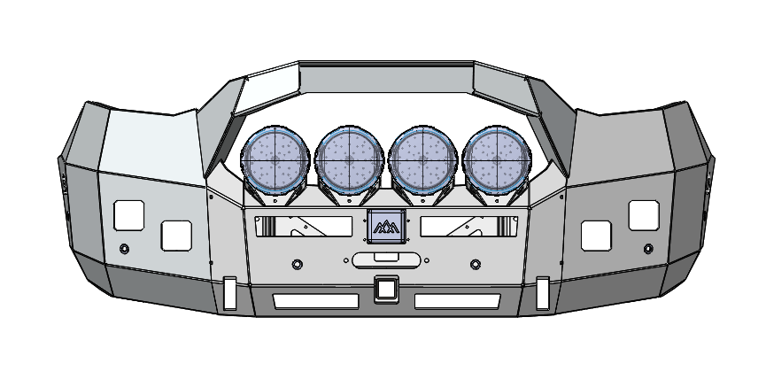 Pathfinder - PROWLR Light Bracket [For Backwoods Van Bumpers] by Backwoods Adventure Mods