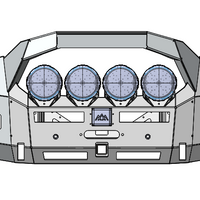 Pathfinder - PROWLR Light Bracket [For Backwoods Van Bumpers] by Backwoods Adventure Mods