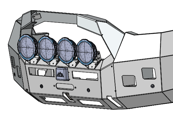 Pathfinder - PROWLR Light Bracket [For Backwoods Van Bumpers] by Backwoods Adventure Mods