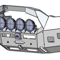 Pathfinder - PROWLR Light Bracket [For Backwoods Van Bumpers] by Backwoods Adventure Mods